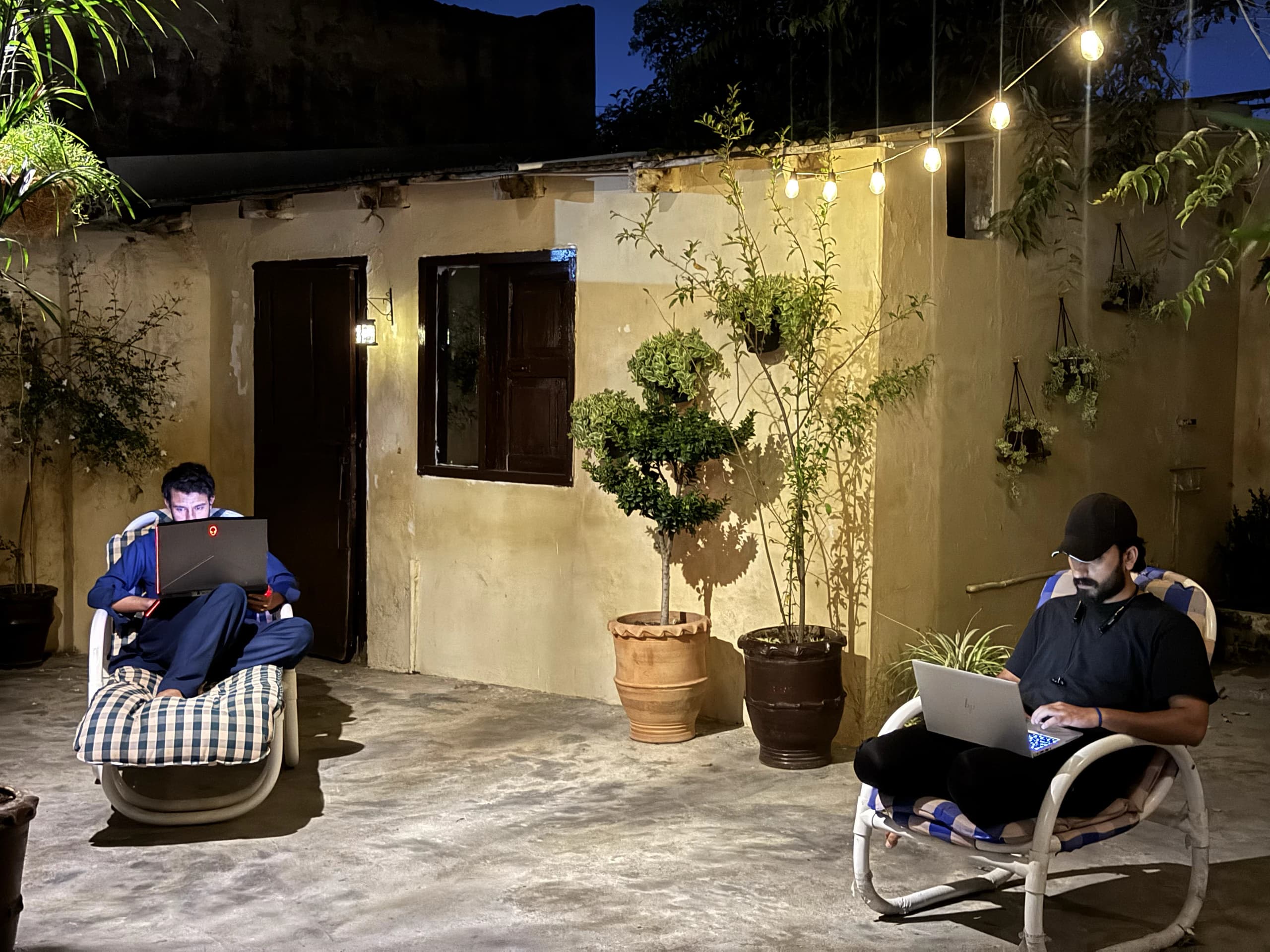 Courtyard evenings
