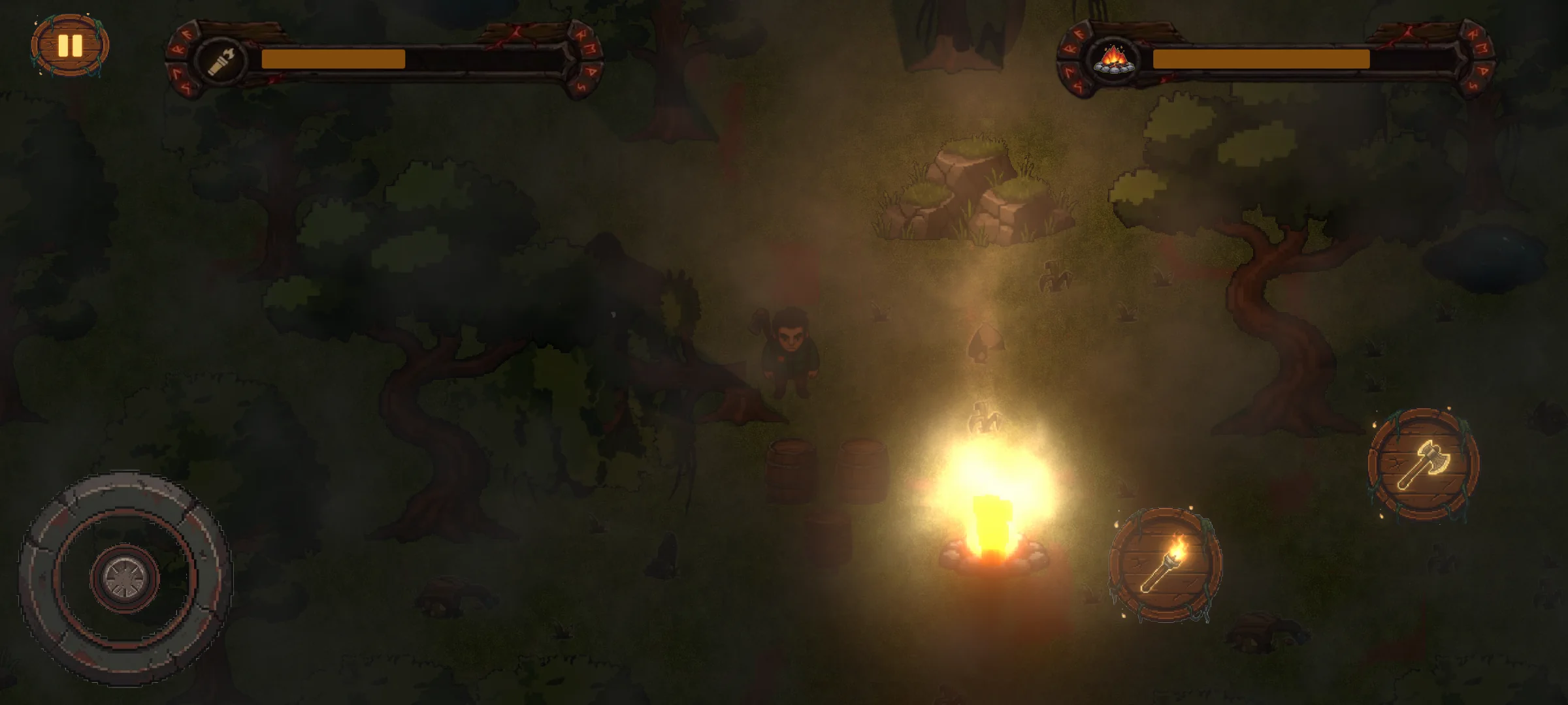 Survival gameplay