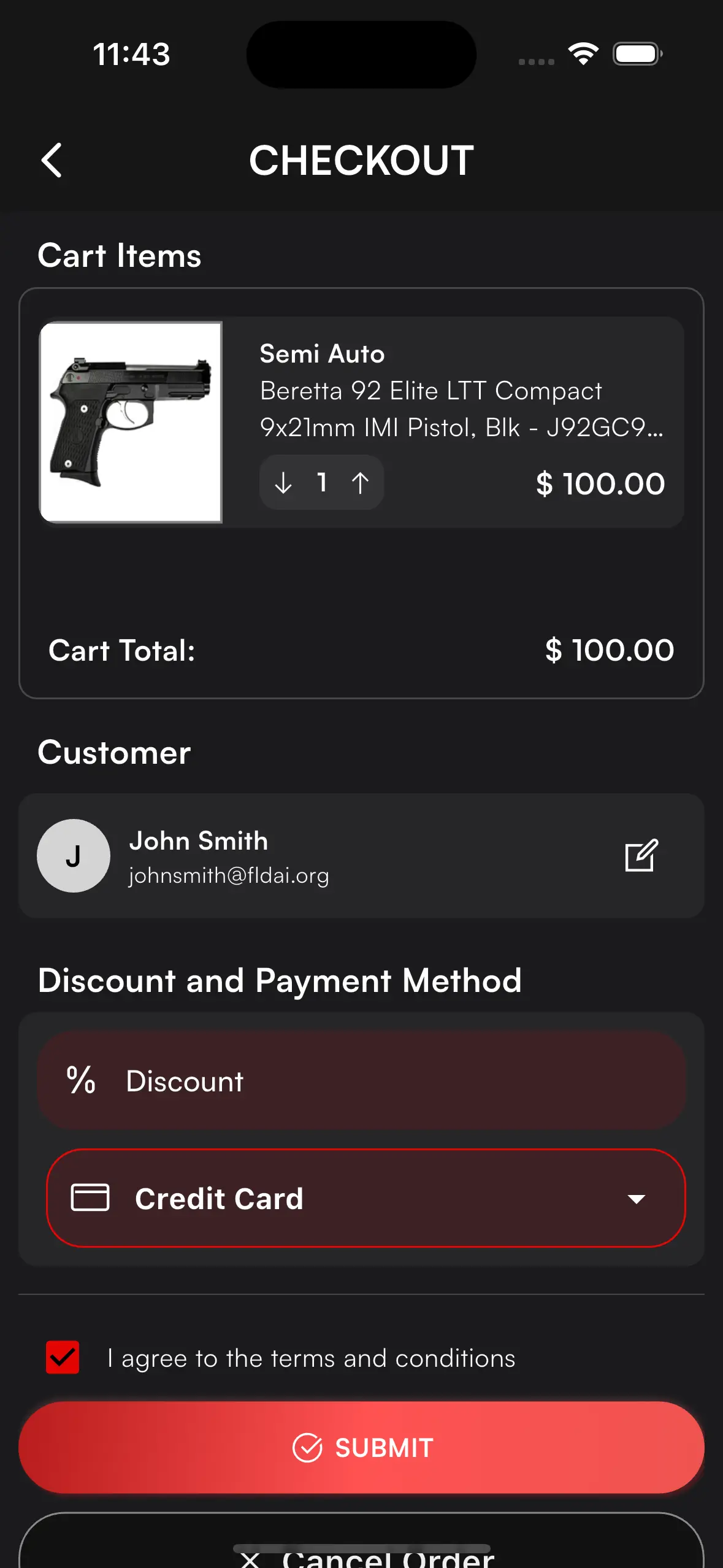 NMI Checkout