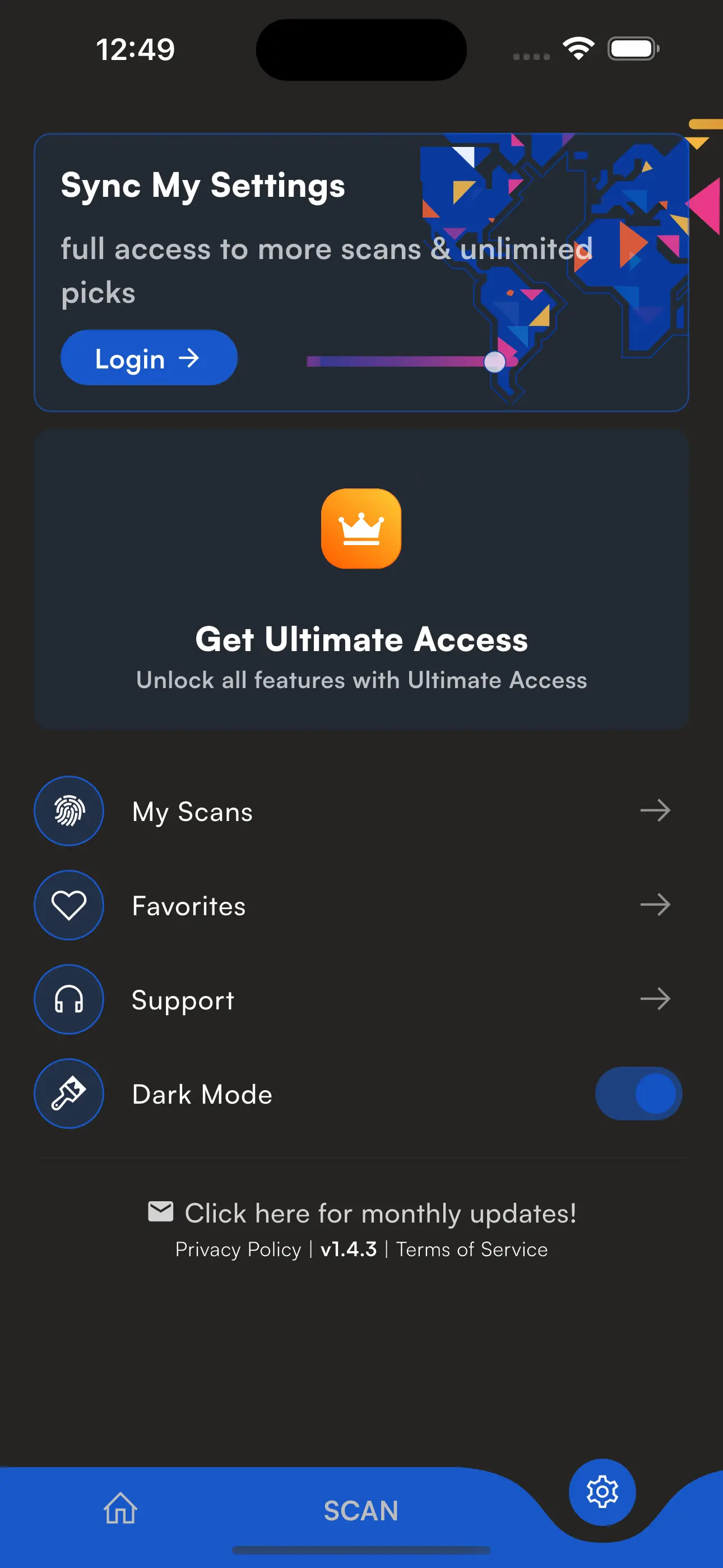 Privacy & Settings