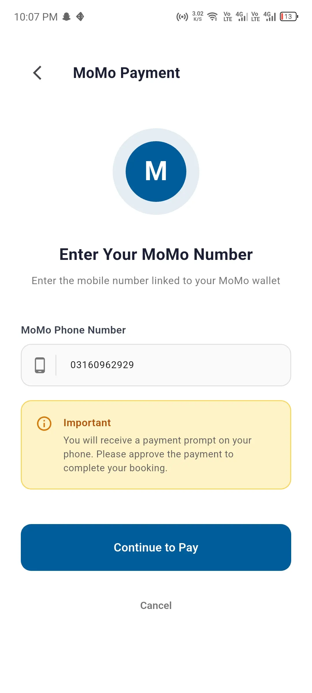 MoMo Payment