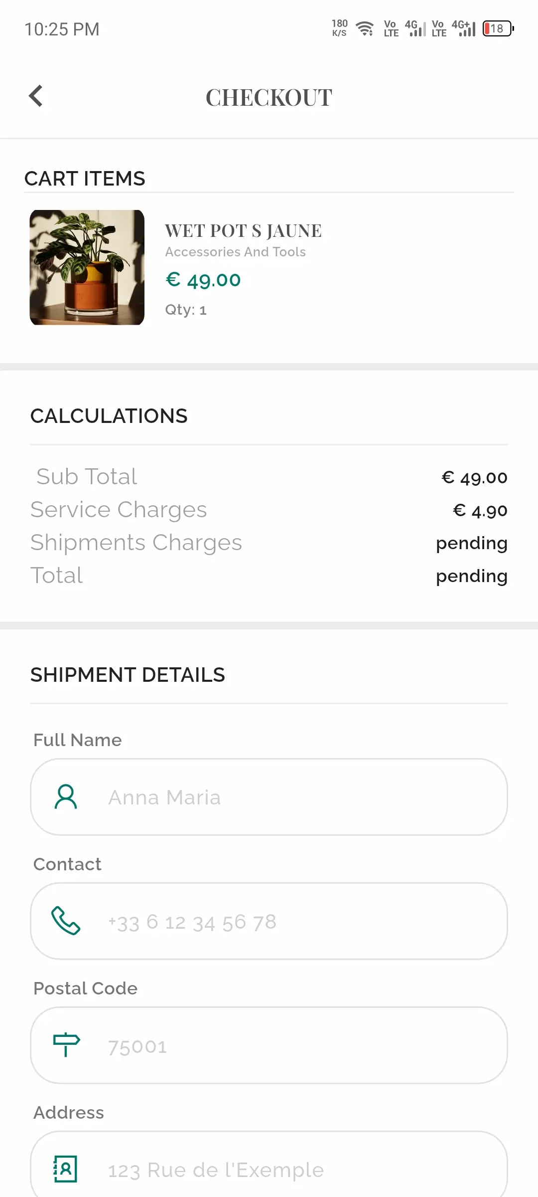 Checkout & Pay