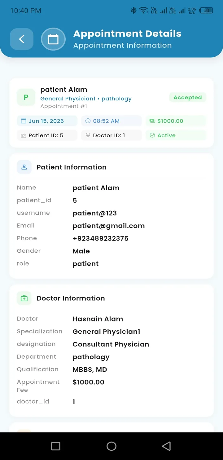 Appointment Detail