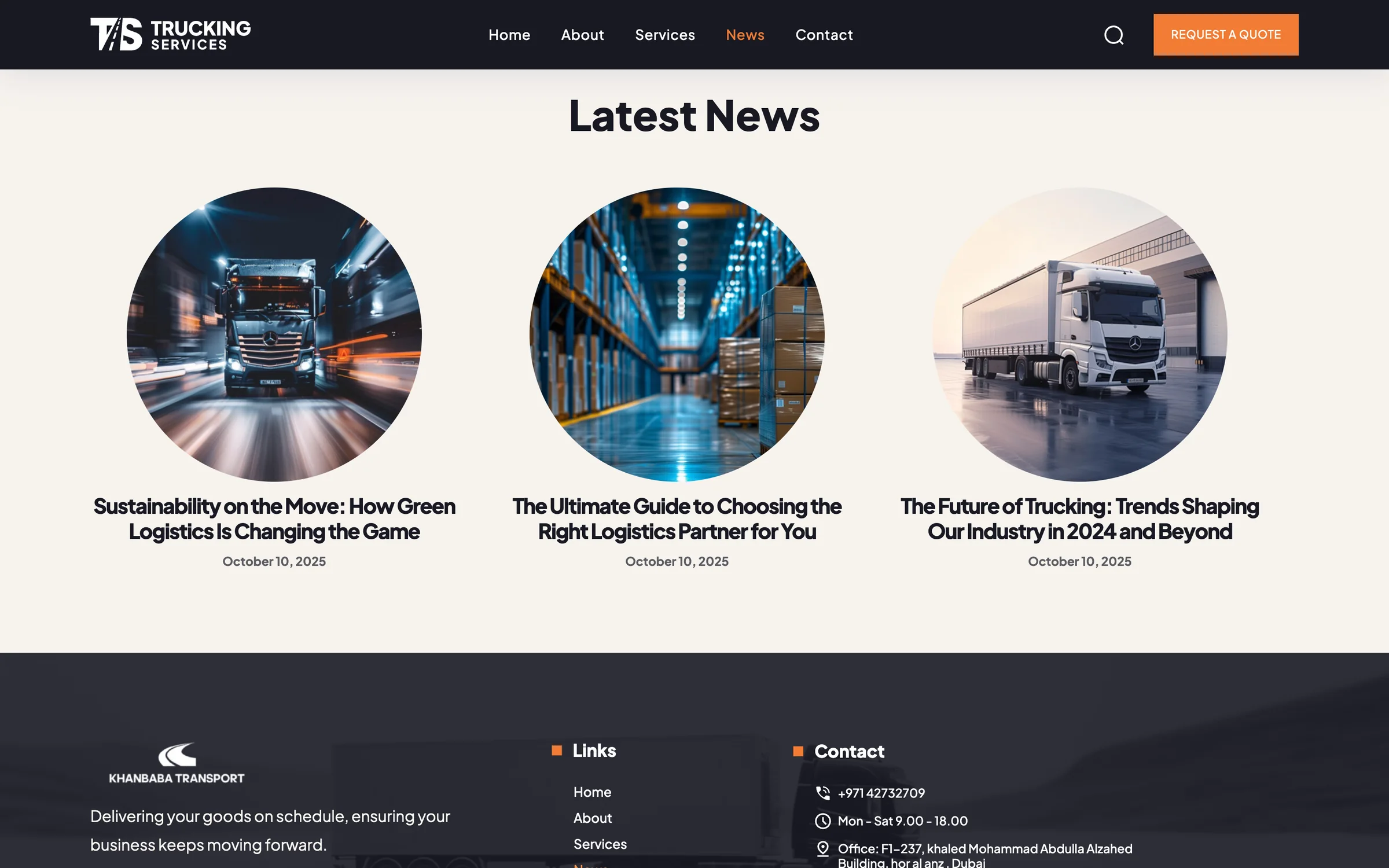Latest news