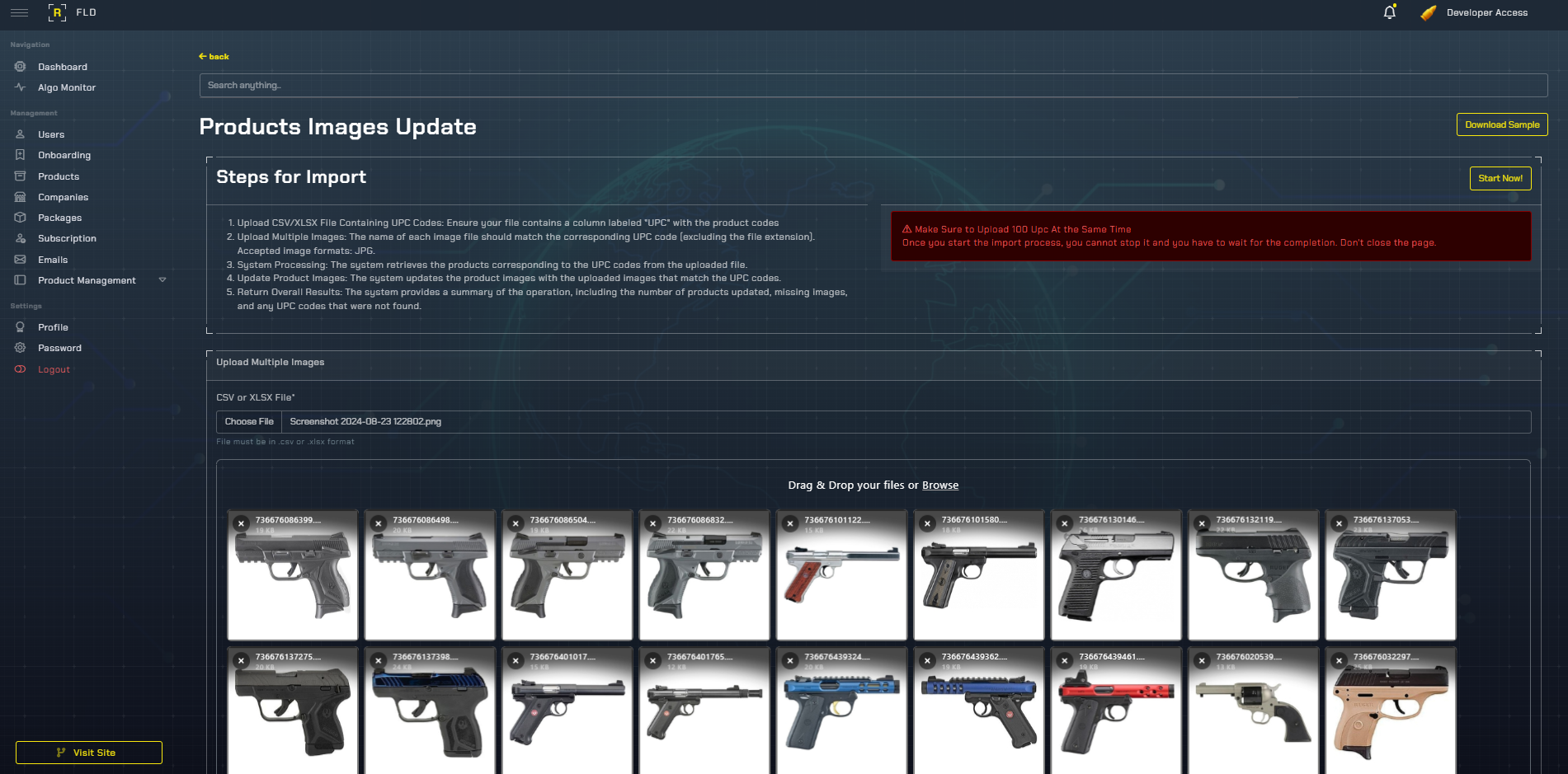 Firearm Image Update